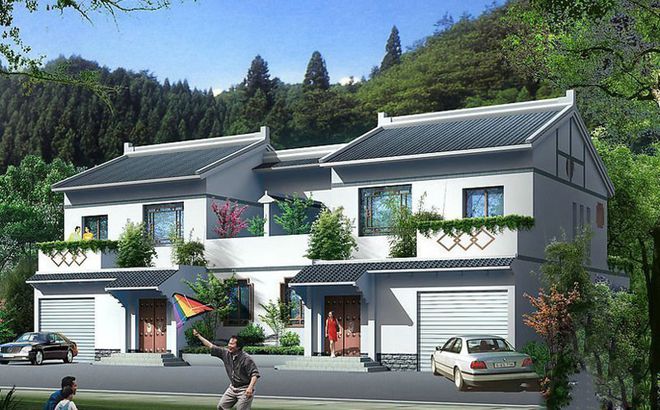 杏彩体育装饰设计建筑设计室内效果图民房设计效果图大全：从传统到现代展现多元风格之